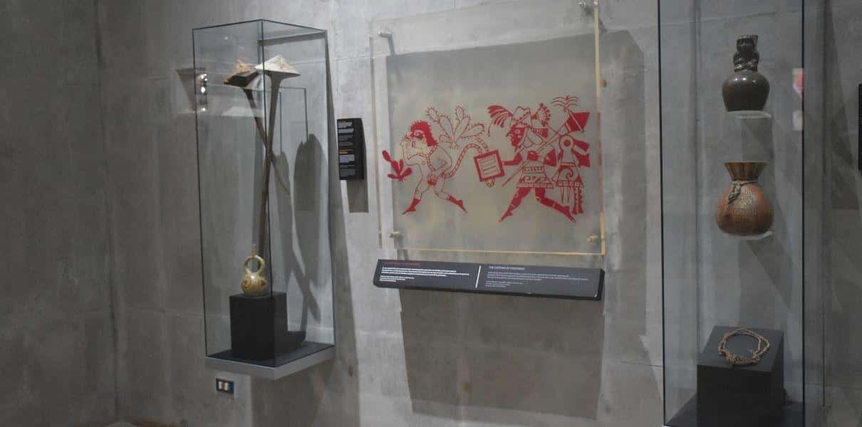 porras se&ntilde;ora de cao en museo de sitio de el brujo